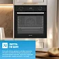 Встраиваемый электрический духовой шкаф Indesit IFE 3644 J BL