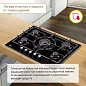 Газовая варочная поверхность Simfer H70W51B522 (газ-контроль, WOK конфорка)