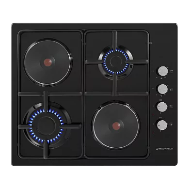 Комбинированная варочная панель MAUNFELD EEHE.64.5EB\KG