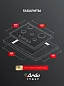 Газовая варочная панель Ardo GH74G1WTCB2 70см, , WOK, чугунные решетки, газ-контроль