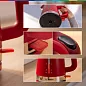 Чайник Bosch TWK4M224, 1.7 л, закрытая спираль, нержавеющая сталь, 2400 Вт, красный