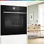 Духовой шкаф Bosch HBG7764B1 Serie 8, пиролитическая очистка, автопрограммы, 4 стекла, доводчик двери, AitFry, термощуп