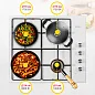 Комплект встраиваемой бытовой техники Simfer S66W411, варочная панель и встраиваемая электрическая духовка