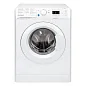 Узкая стиральная машина автомат Indesit, 5 кг, 16 программ, инвертор, обработка паром, экспресс-стирка 30 мин