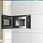 Микроволновая печь встраиваемая Bosch BFL524MS0 Serie 6, 20 л, 800 Вт, автоматическая разморозка, дисплей, сталь