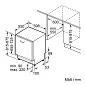 Встраиваемая посудомоечная машина Bosch SMV8YCX02E, Serie 8, 60 см, количествово комплектов - 14, дисплей, белый