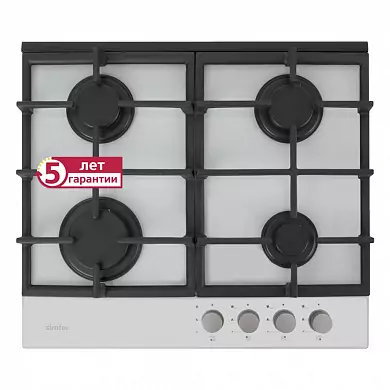 Газовая варочная панель Simfer H60H40W511, с газ-контролем