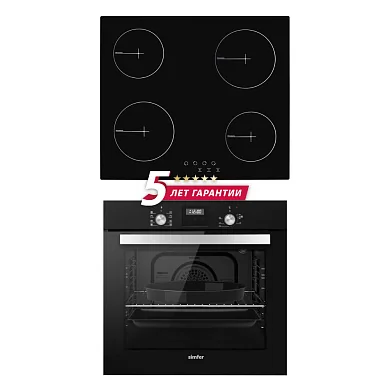Комплект встраиваемой бытовой техники Simfer S68B070 (варочная панель и духовой шкаф)