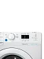 Узкая стиральная машина INDESIT 7 кг, 16 программ, инвертор, обработка паром, экспресс стирка 30 мин, 1000 об/мин, белый