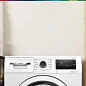 Стиральная машина Bosch WAN24200ME с загрузкой 8кг, инверторный двигатель, отсрочка запуска, дозагрузка белья, белая