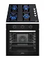 Комплект бытовой техники CARINO 6B16011S111 (духовой шкаф и газовая варочная панель 60 см)