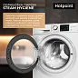 Узкая стиральная машина автомат HOTPOINT, 6 кг, обработка ПАРОМ, экспресс-стирка 30 мин, 1000 об/мин