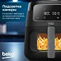 Аэрогриль BEKO, 7.6 л, 1750 Вт, 9 программ, подсветка камеры, готовка без масла, автоматическая пауза
