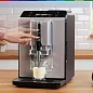 Кофемашина BOSCH TIE20301, 1300 Вт, объем 1,4 л, автокапучинатор, серебристая/черная