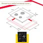 Газовая варочная поверхность Simfer H45V35B571 (решетки LAMA, газ-контроль, WOK-конфорка, черная)