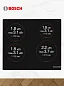 Варочная панель индукционная Bosch PUE611BB5E Serie 4, конфорок - 4 шт, стеклокерамика. 4600 Вт