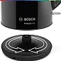 Чайник BOSCH TWK3P423, 1.7 л, 2400 Вт, скрытый нагревательный элемент, фильтр, материал корпуса - нержавеющая сталь