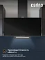 Настенная вытяжка CARINO C8655SM 60см, 3 скорости, сенсорное управление, подсветка, режим рециркуляции, черная