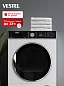 Vestel Сушильная машина 8кг, 15 программ, тепловой насос, 1200об/мин, беззвучный режим, антисминание, Дозагрузка белья, автономная установка