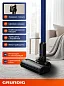 Пылесос вертикальный Grundig VCP 7230 WET, 100 Вт, влажная уборка, турбощетка с подсветкой, настенная док-станция, 0.3 л