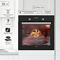 Электрический духовой шкаф Simfer B6ES58016, 7 режимов работы, гриль, конвекция