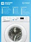 Стиральная машина Indesit BWSA 6109 WWV, 6кг, 16 программ, обработка паром, инверторный двигатель, белый