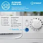 Узкая стиральная машина автомат Indesit, 5 кг, 16 программ, инвертор, обработка паром, экспресс-стирка 30 мин
