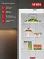 Холодильник встраиваемый Vestel, 303 л, суперохлаждение, перенавешиваемые двери, A+