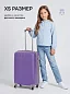 KfK-28-XS Чемодан пластиковый фиолетовый XS