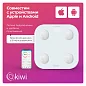 Умные напольные весы электронные с Bluetooth подключением к телефону KIWI KBS-1084