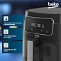 Аэрогриль BEKO, 7.6 л, 1750 Вт, 9 программ, подсветка камеры, готовка без масла, автоматическая пауза