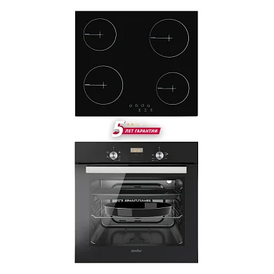 Комплект встраиваемой бытовой техники Simfer S66B020, варочная панель и встраиваемая электрическая духовка