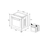 Встраиваемый электрический духовой шкаф Indesit IFE 3634 BL