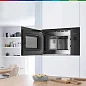Микроволновая печь встраиваемая Bosch Serie 6, 20 л, 800 Вт, автоматическая разморозка, дисплей, черная