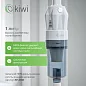 Вертикальный ручной проводной пылесос KIWI KVC-4108W белый, 1,35 кг., HEPA фильтр, 15000 ПА 400Вт.