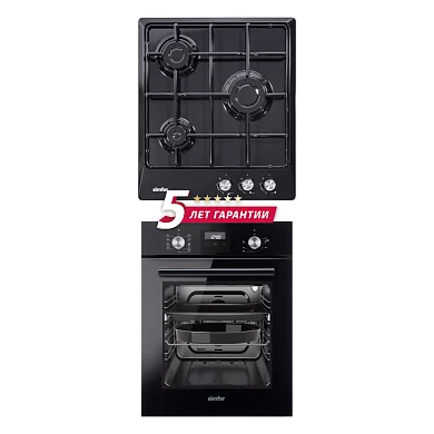 Комплект встраиваемой бытовой техники Simfer S49B470 (варочная панель и духовой шкаф)