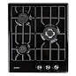 Газовая варочная поверхность Simfer H45V35B571 (решетки LAMA, газ-контроль, WOK-конфорка, черная)
