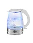 Чайник электрический Kiwi KK-3327W, 2200 Вт, 1.7 л, защита от перегрева, защита от включения без воды, синяя подсветка