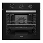Встраиваемый электрический духовой шкаф CARINO CB6EB16011 60 см, 7 режимов, 80л, конвекция, хром направляющие