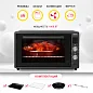 Мини-печь Simfer M7072 (6 режимов, конвекция, двойное стекло, цифровой дисплей, цвет черный)