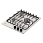 Газовая варочная поверхность Simfer H45V35M571 (решетки LAMA, газ-контроль, WOK-конфорка, серебристая)