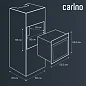 Комплект бытовой техники CARINO 6B16001QB401 (духовой шкаф и газовая варочная панель 60 см)