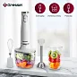 Погружной блендер Gressel GRB-4001 (3 насадки, 2 скорости,  защита от перегрева, белый)