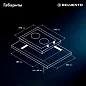 Встраиваемая газовая панель 30 см  DELVENTO V30V20M100