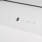 Наклонная стеклянная кухонная вытяжка DeLonghi Linea 615 BB, 60 см, белая