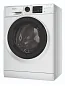 Стиральная машина автомат узкая Hotpoint, инверторный мотор, обработка паром, 42,5 см, 6 кг, быстрая стирка 30 мин