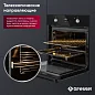 Встраиваемый духовой шкаф Gressel U6ES58110 60см, 70л, двойной гриль, режим разморозки, конвекция, двойное стекло