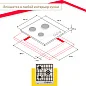 Газовая варочная поверхность Simfer H45V35M571 (решетки LAMA, газ-контроль, WOK-конфорка, серебристая)