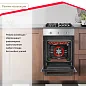 Электрический духовой шкаф Simfer B4EM16016, 45см, 5 режимов приготовления, конвекция, таймер.