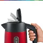 Чайник Bosch TWK4P434, 1.7 л, красный, нержавеющая сталь, мощность 2400 Вт, автоматическое отключение